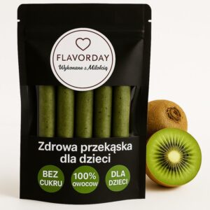 Rollsy kiwi bez cukru – zdrowa przekąska z owoców kiwi 50 g, keto, fit słodycze